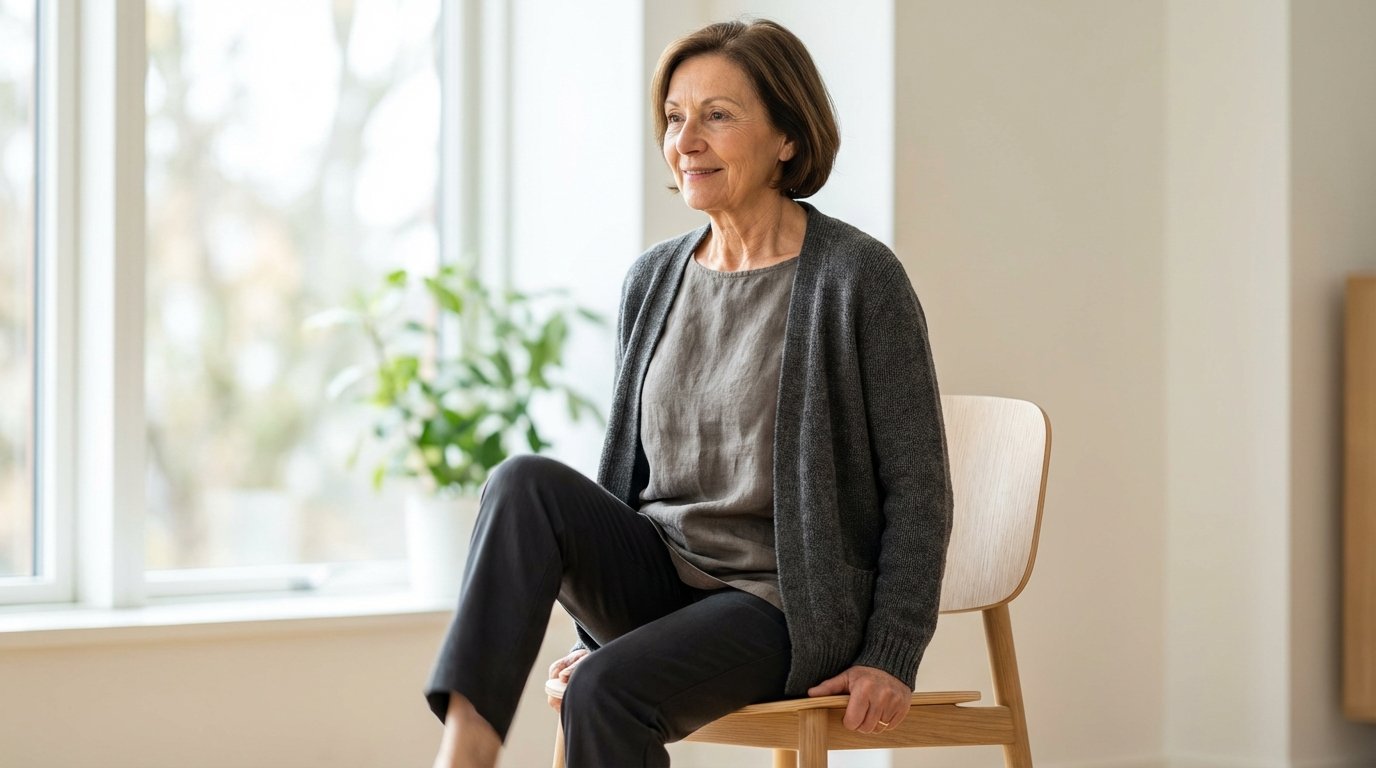 4 esercizi per il core da seduti per anziani, consigliati dal personal trainer certificato Dan Ritchie