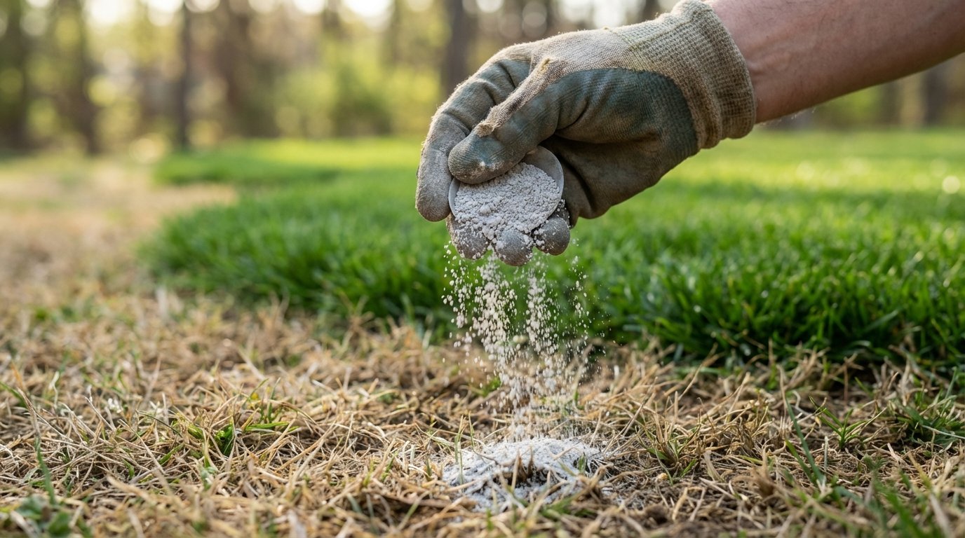A marzo, questa polvere utilizzata al momento giusto rinverdisce il vostro prato in un batter d’occhio