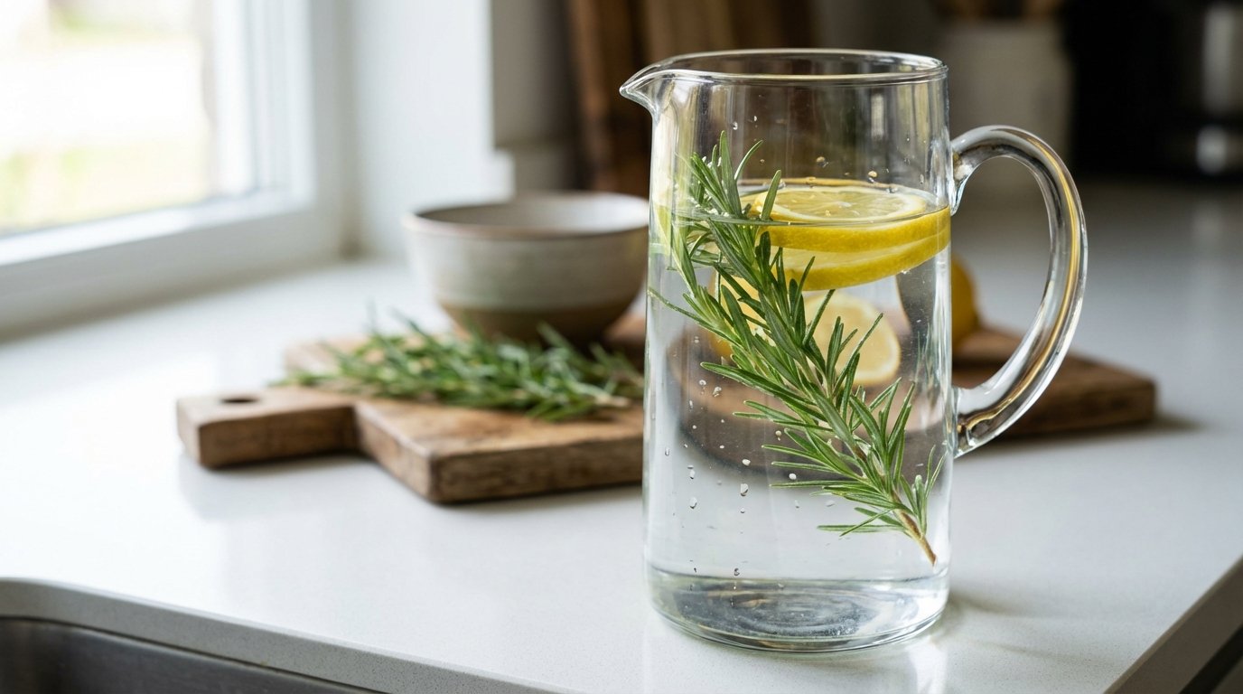 Acqua aromatizzata al rosmarino: come prepararla in casa e perché provarla