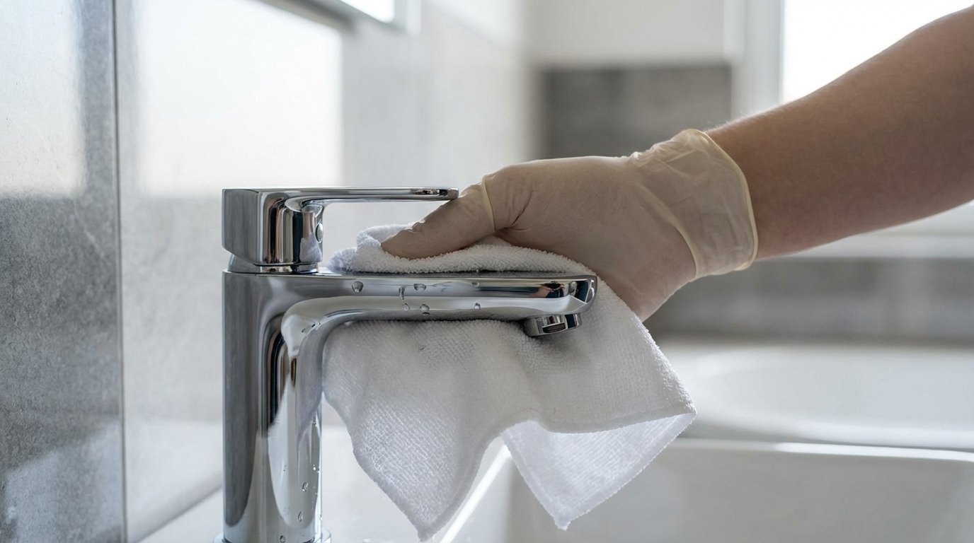 Avvolgere il rubinetto con un panno imbevuto di aceto: a cosa serve e perché funziona