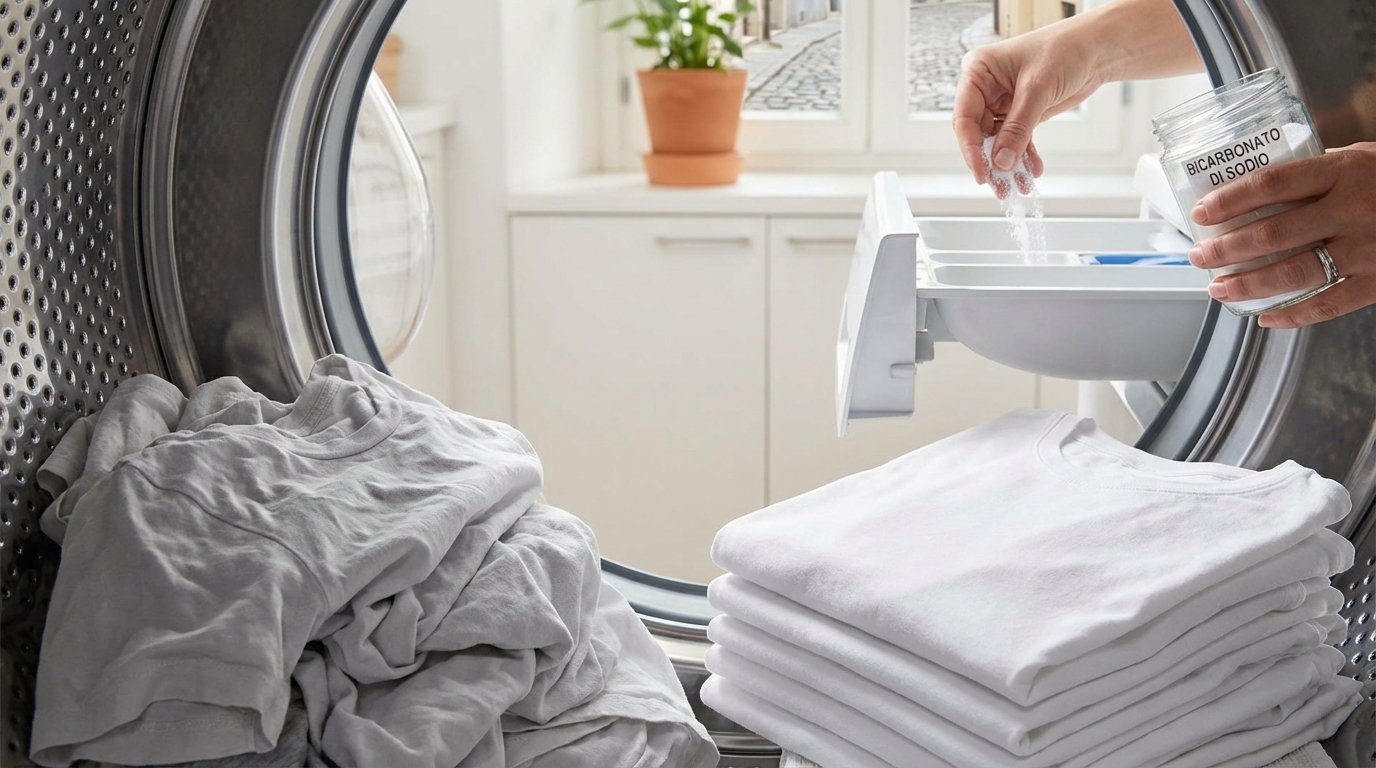 Bucato bianco e igienizzato senza candeggina: ecco cosa può esserti utile