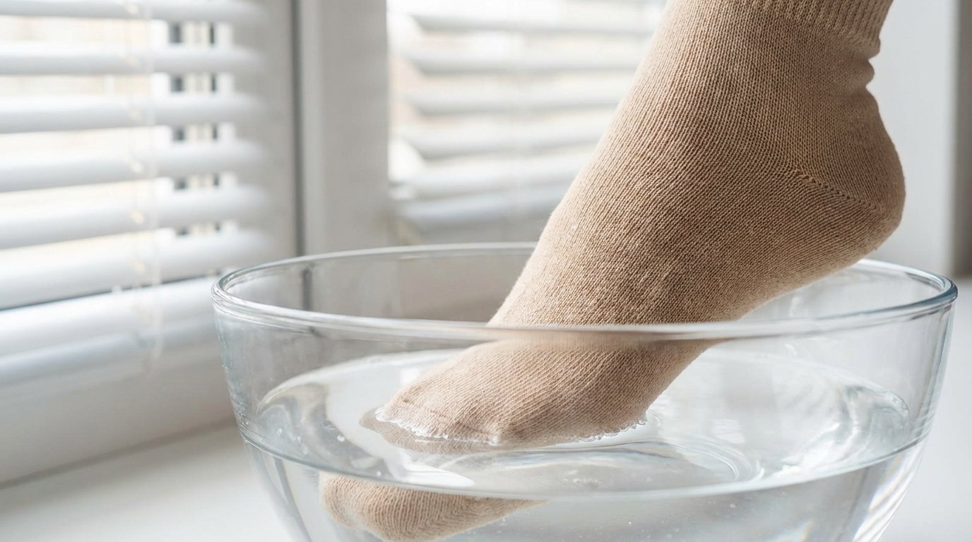 Come un calzino può aiutarvi a spolverare le vostre persiane?