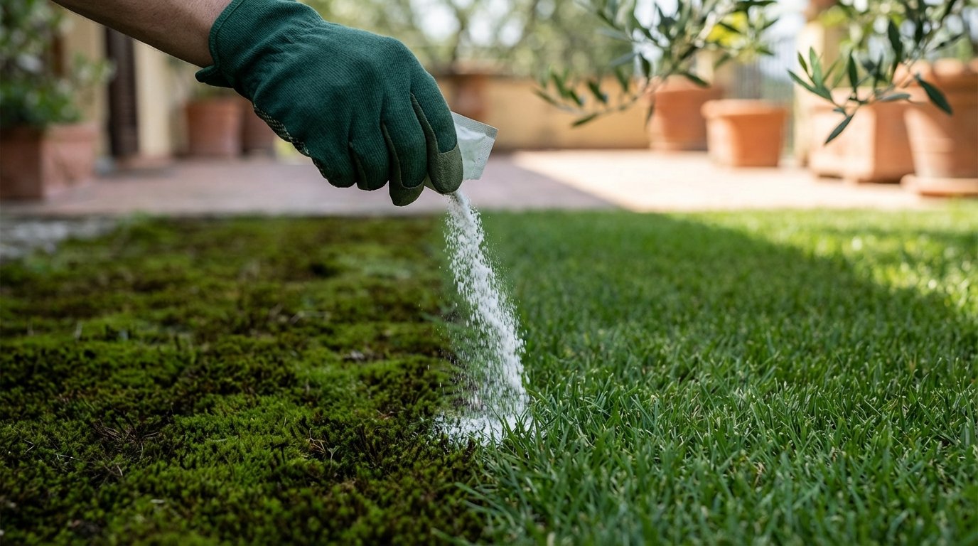 Da quando spargo questa polvere sul mio prato a marzo, non è mai stato così verde e senza muschio