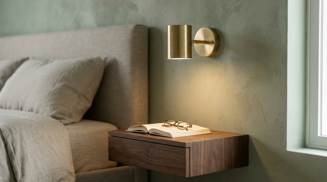 Finita la lampada posata sul comodino: questa nuova illuminazione ultra-trendy libera spazio e trasforma la camera