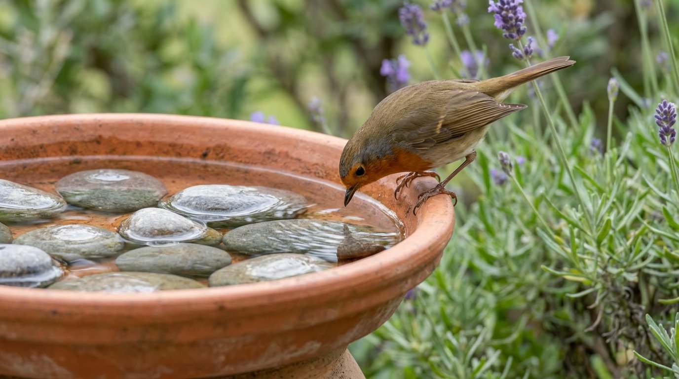 Giardino: questo semplice abbeveratoio per uccelli di recupero evita una trappola mortale che li decima l’estate come l’inverno
