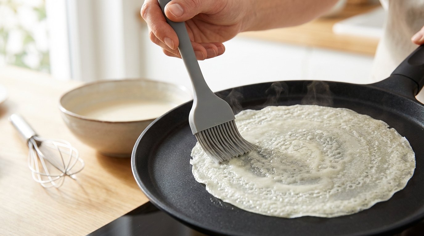 Ho posato la mia pasta sulla padella in un certo modo e le mie foglie di brick non hanno più niente a che vedere con quelle del commercio