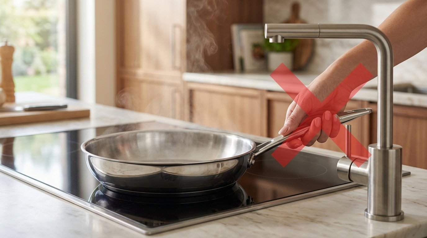 Inox che si attacca e si opacizza: smettete questi cattivi gesti, questa routine di 3 minuti può salvare le vostre padelle 10 anni