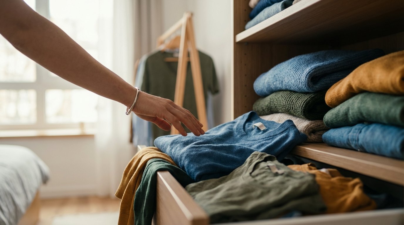 Le persone che ripongono i loro vestiti in questo modo potrebbero soffrire di un disturbo dell’attenzione