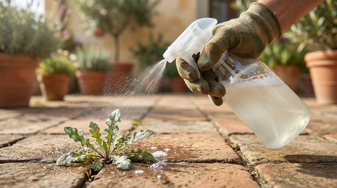 Meglio dell’aceto bianco, questo prodotto per la casa è il preferito dei giardinieri per diserbate senza sforzo.