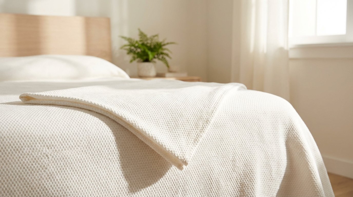 Né plaid, né piumone: questo tessile vintage adorato dalle nostre nonne torna a sublimare le camere in primavera