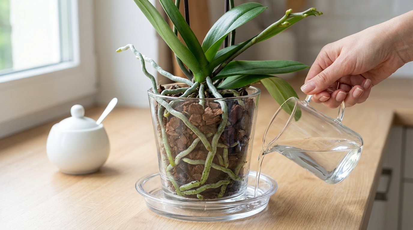 Non buttate più questo ingrediente di pasticceria: fa rifiorire le vostre orchidee appassite molto più velocemente del previsto