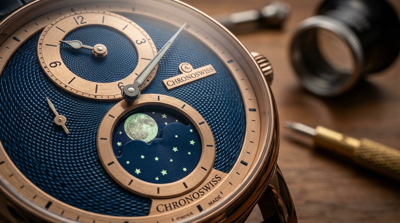 Non ce ne rendiamo conto al primo colpo d’occhio, ma questo orologio svizzero è una bellezza rara