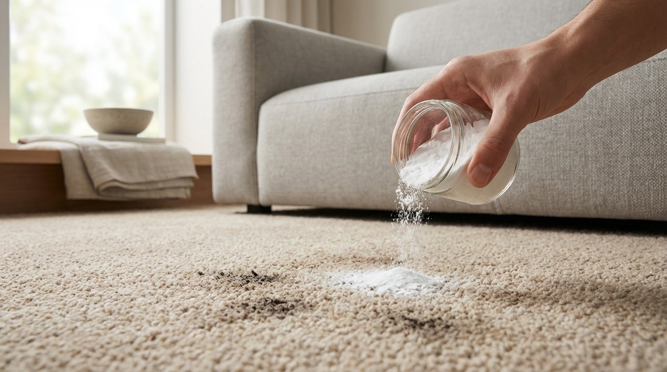 Non strapparlo più: questo rivestimento tutto morbido del salotto rovinato dalle macchie ridiventa impeccabile grazie a questa polvere da cucina