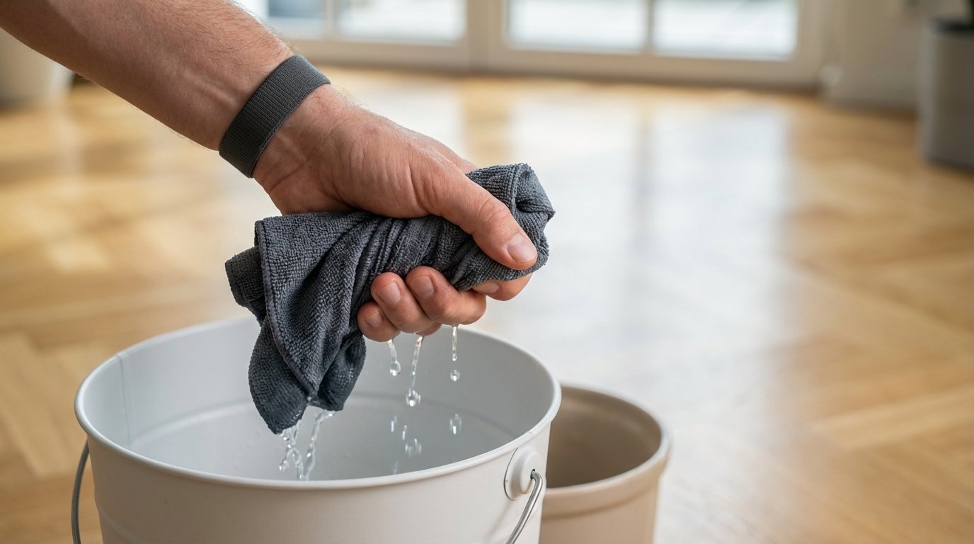 Parquet brillante senza aloni: il metodo semplice che usano i professionisti
