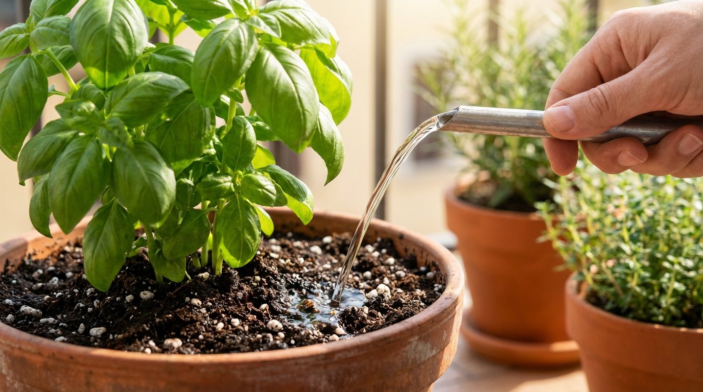 « Pensavo di fare bene » : questi 5 gesti uccidono il vostro basilico di sicuro