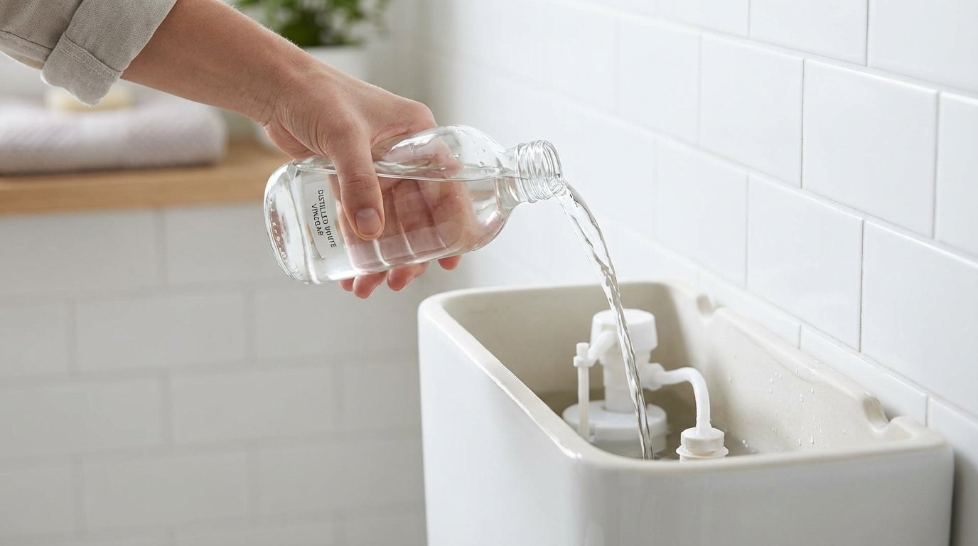 Perché molti mettono l’aceto nella cassetta del WC: cosa c’è dietro al trucco virale