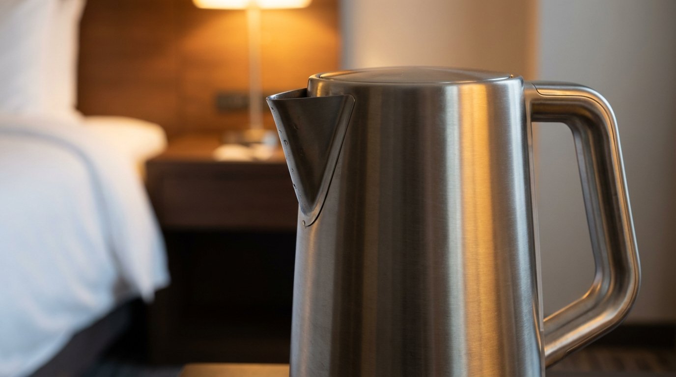 Perché non bisogna mai utilizzare i bollitori degli hotel? Un’hostess svela il suo segreto