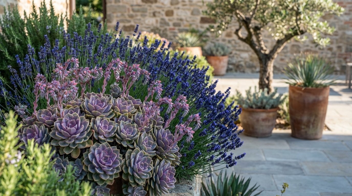 Questi allestimenti di giardino quasi senza manutenzione fanno balzare il valore della vostra casa mentre l’acqua si fa rara