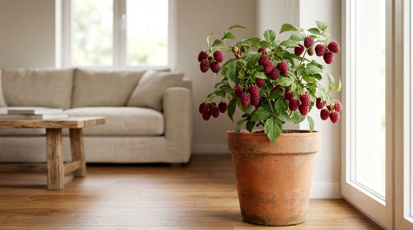 Questo metodo sorprendente per coltivare lamponi nel salotto e mangiarne bene dopo la fine dell’estate