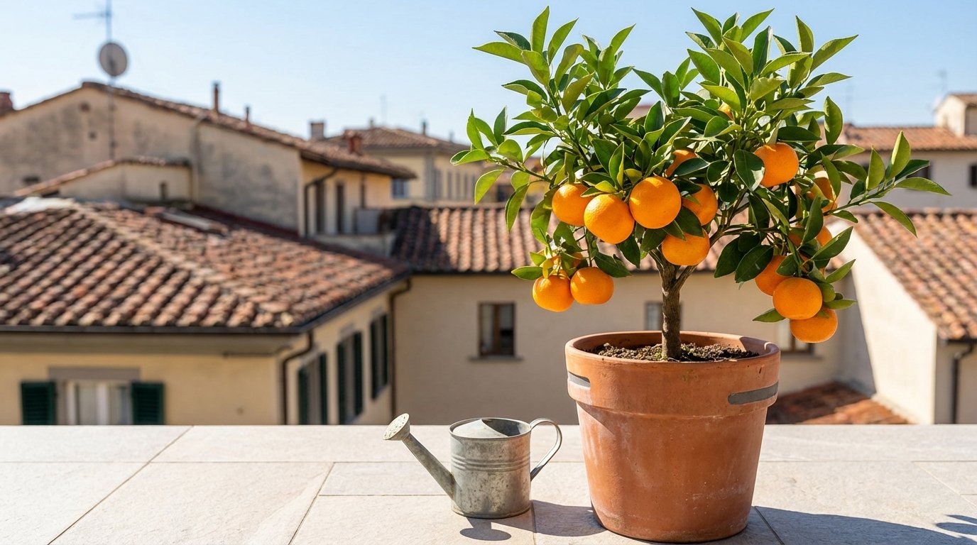 Questo piccolo albero da frutto in vaso può trasformare il tuo balcone minuscolo in mini-frutteto pieno di frutti fatti in casa