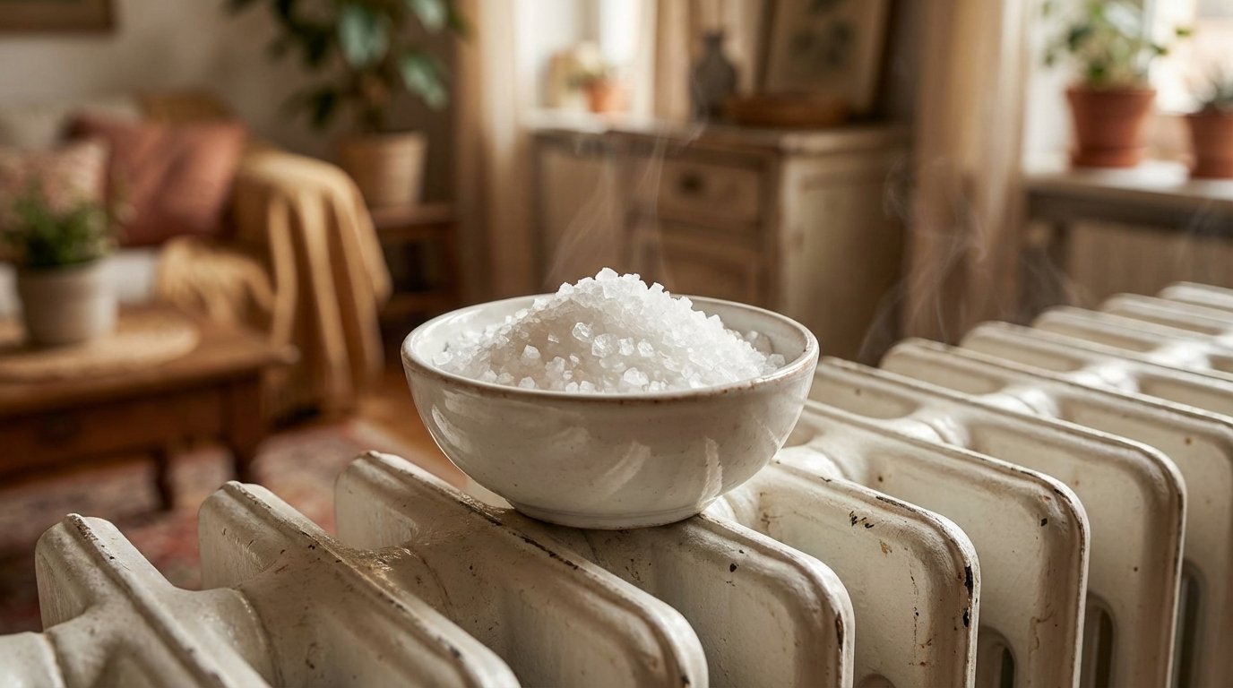 Questo riflesso troppo semplice con del sale grosso potenzia il calore percepito e fa diminuire la bolletta del riscaldamento