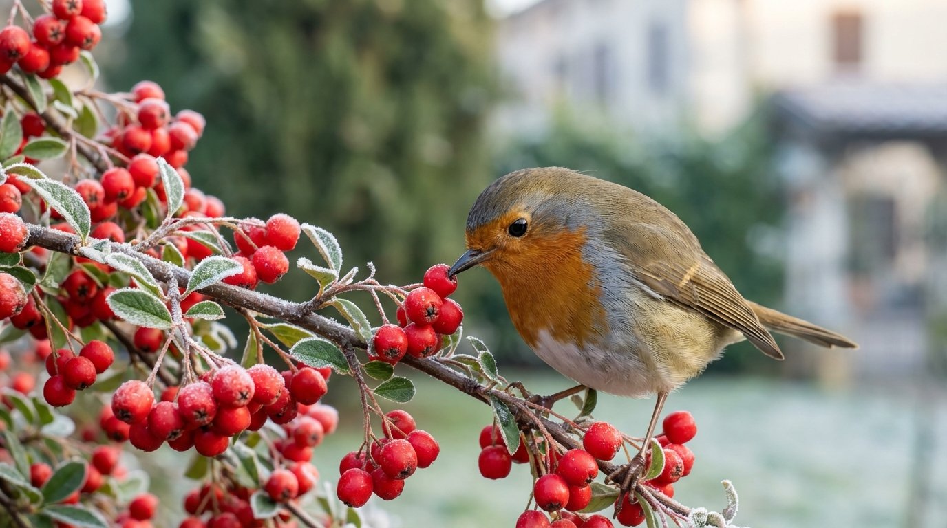 Questo semplice arbusto da piantare in primavera nutre gli uccelli tutto l’inverno… a condizione di evitare questo errore di potatura