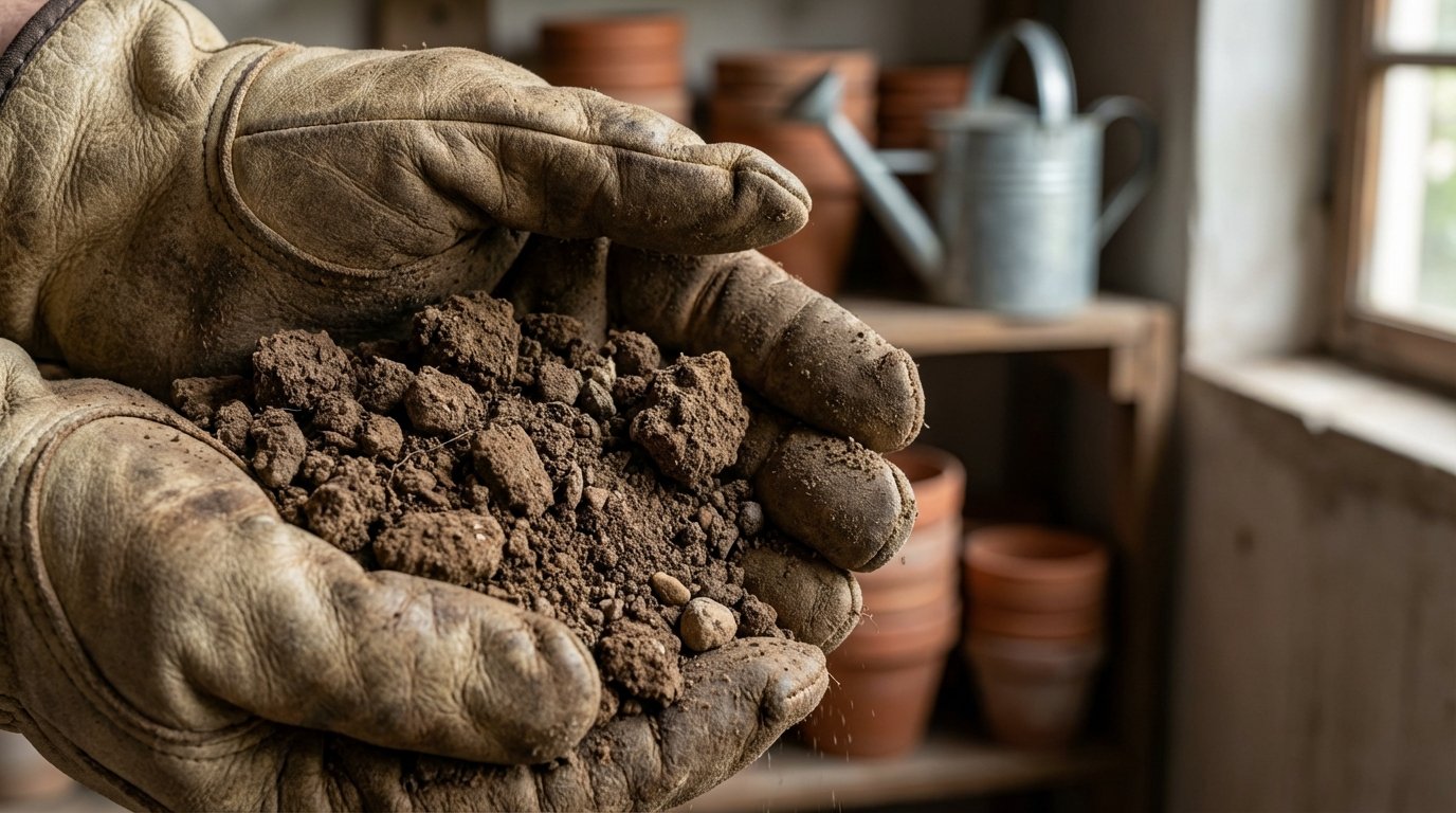 Questo terriccio dimenticato tutto l’inverno in fondo al garage: si può davvero riutilizzarlo in primavera senza uccidere le sue piante?
