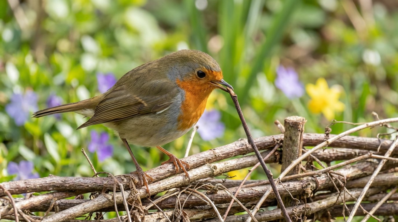 Questo trucco ingegnoso aiuta gli uccelli a preparare i loro nidi… e rende le vostre aiuole splendide
