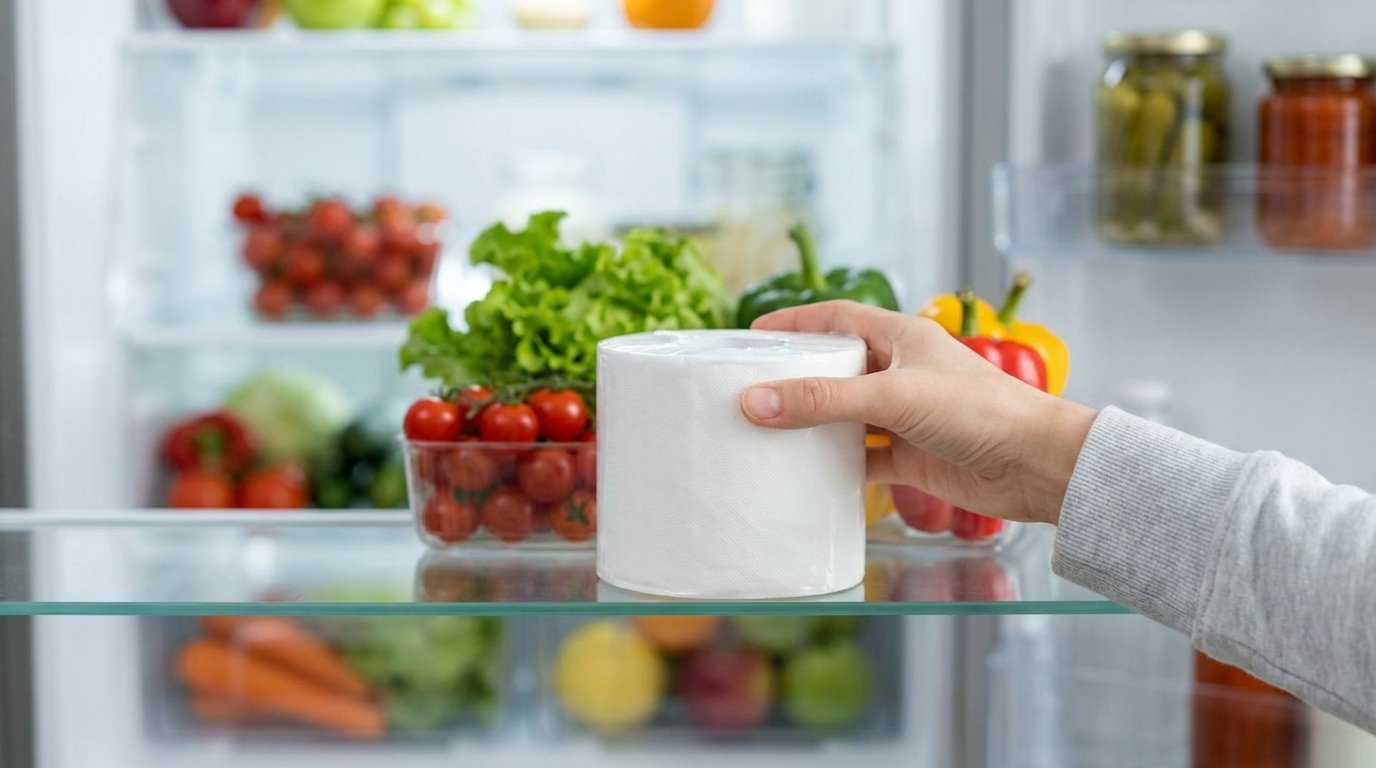 Rotolo di carta igienica in frigo: funziona davvero contro umidità e cattivi odori?