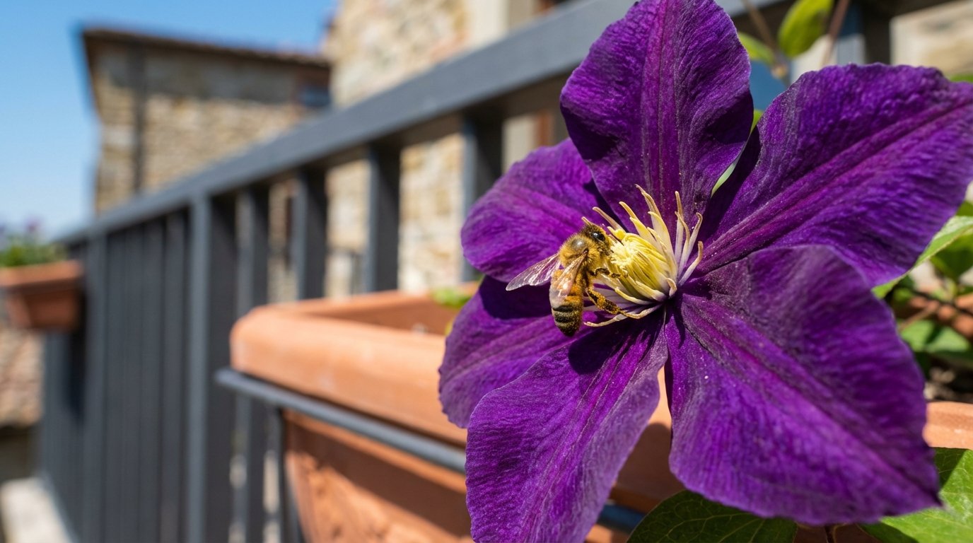 Se avete solo un balcone, non passate accanto a questa pianta porpora adorata dalle api e farfalle