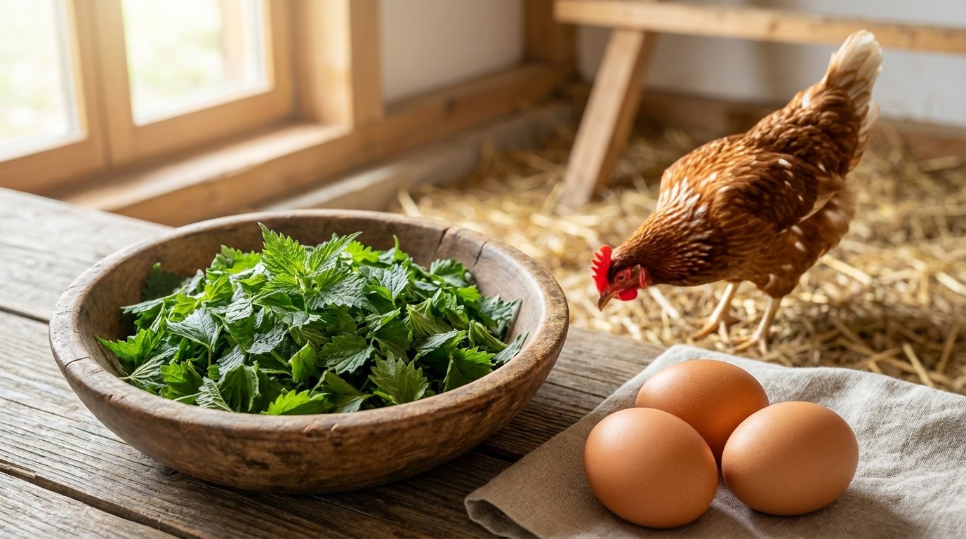 Se le vostre galline depongono poco, questa erbaccia che punge che strappavo sempre vi priva di uova fresche ogni giorno