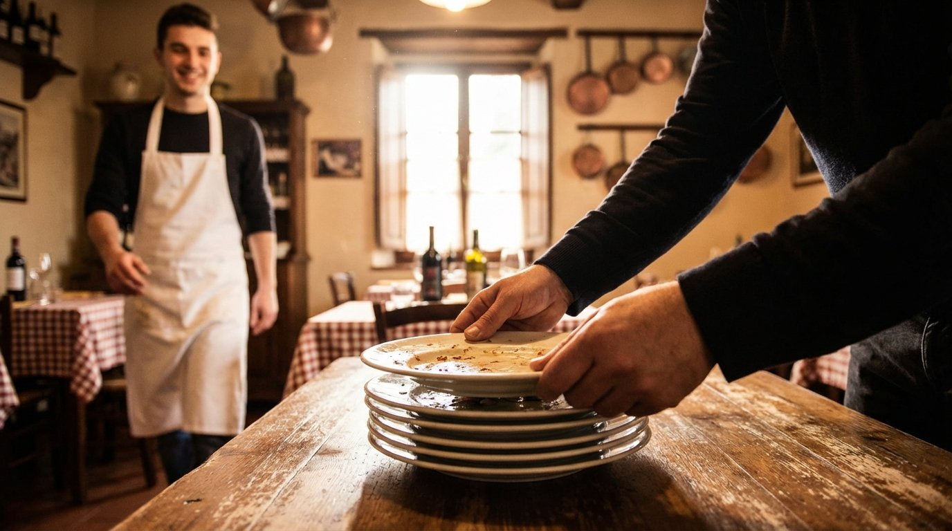 Secondo gli psicologi, le persone che aiutano i camerieri a sparecchiare il tavolo al ristorante hanno spesso questi 3 tratti di carattere