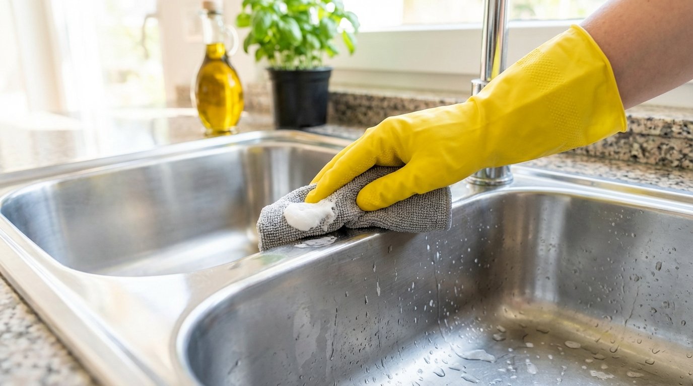 Solo poche gocce su un panno umido e il tuo acciaio tornerà a brillare