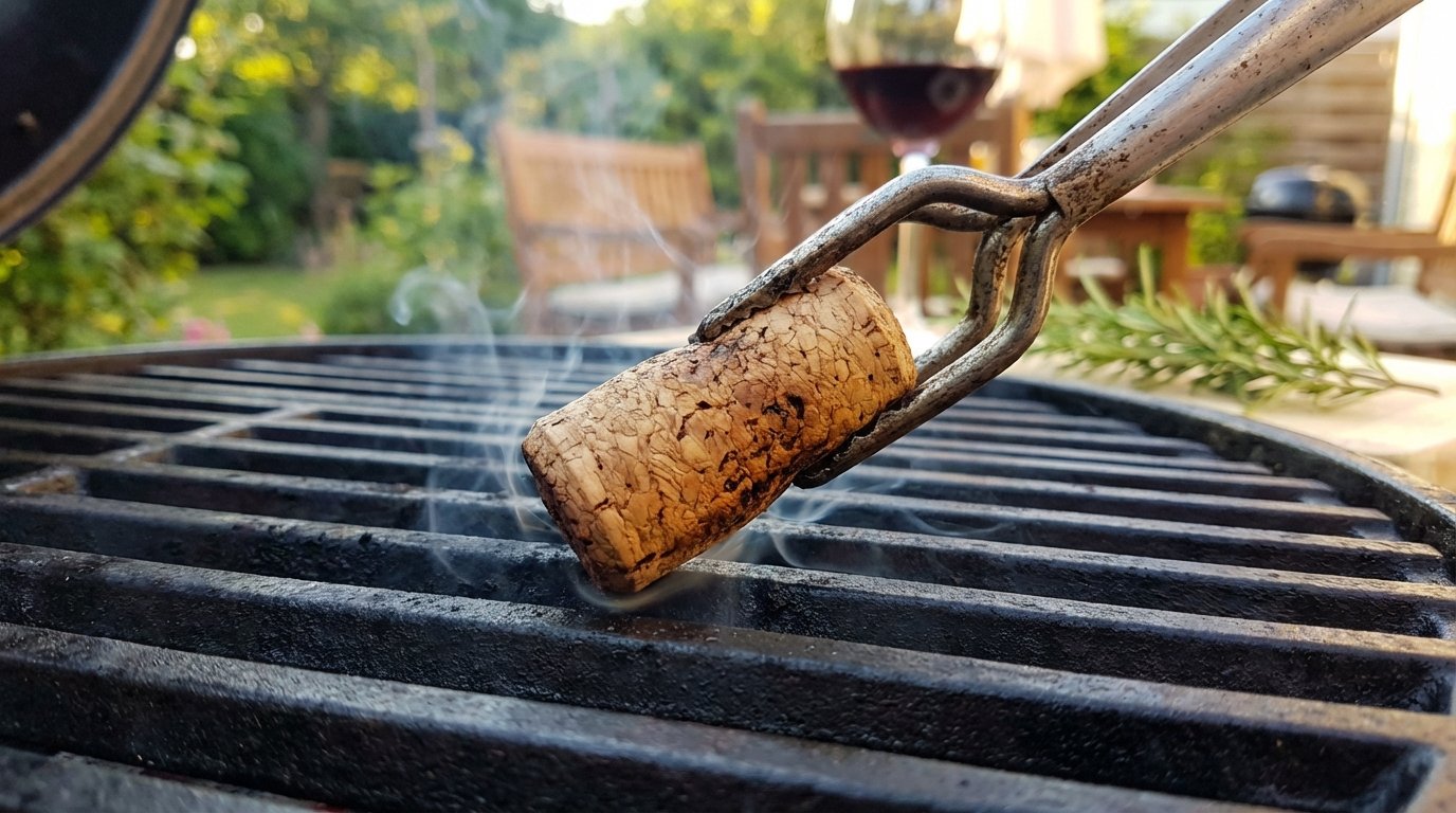Strofinare un sughero sulla griglia: perché si consiglia questo prima di grigliare