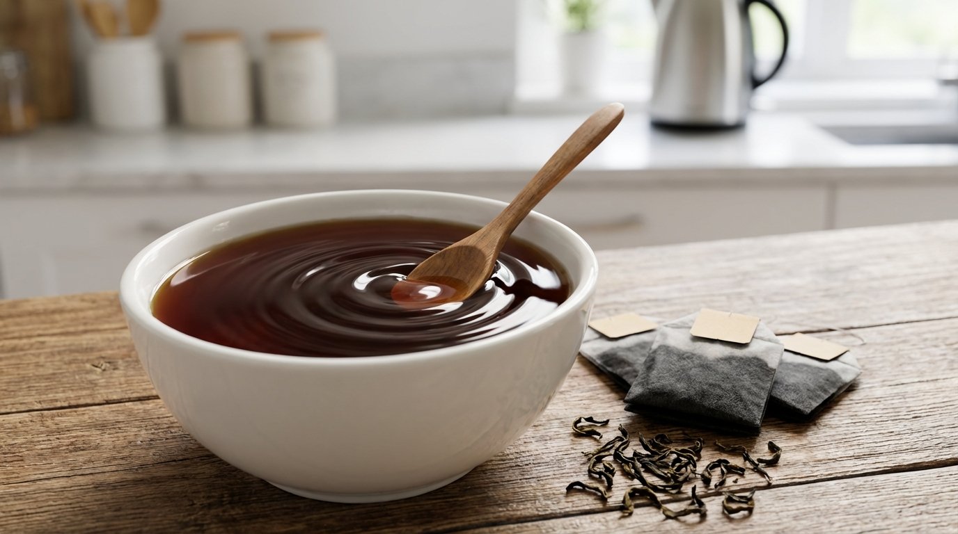 Tinta naturale con tè nero per scurire i capelli bianchi