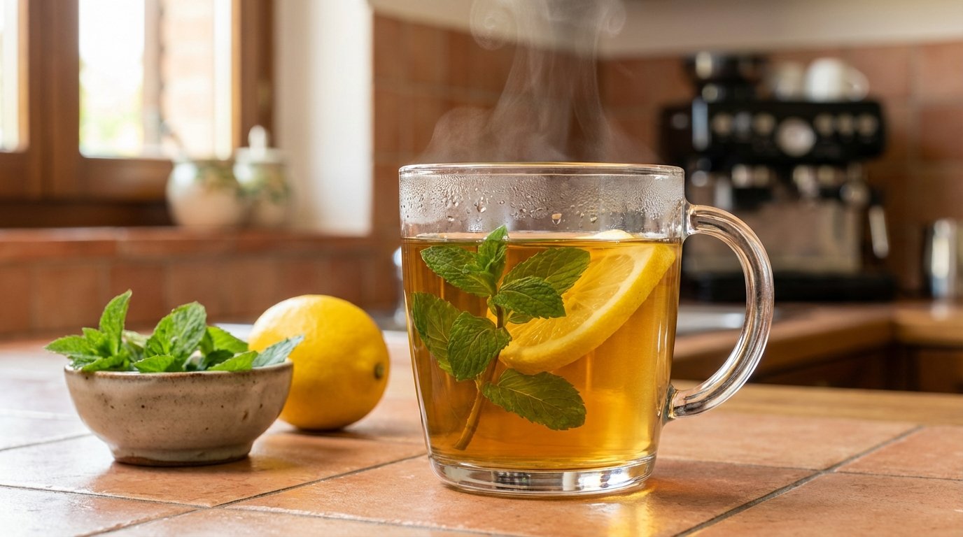 Tisana alla menta e limone: un rimedio che può aiutare contro eruttazione e aerofagia