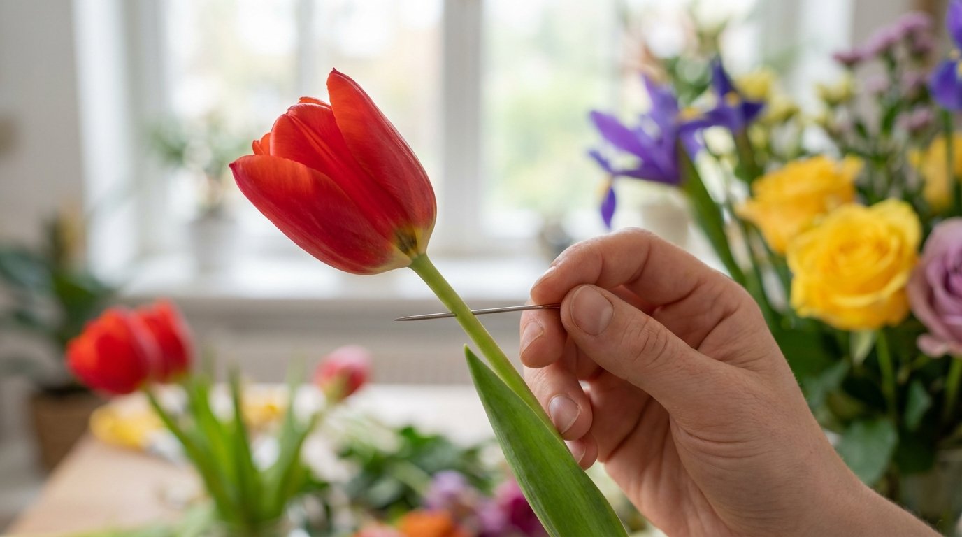 Un fiorista rivela le migliori tecniche per far durare un mazzo di tulipani